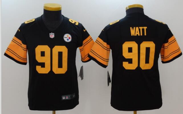 Women's Pittsburgh Steelers T.J. Watt Nike Black Jersey