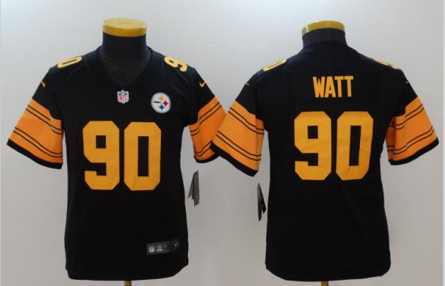 Youth Pittsburgh Steelers T.J. Watt Nike Black Jersey