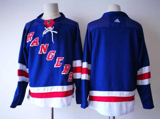 Adidas Men New York Rangers  blue  Blank nhl Jersey