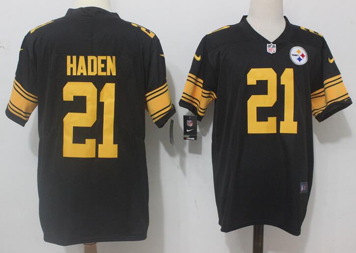 Men's Pittsburgh Steelers Joe Haden Nike Black Jersey