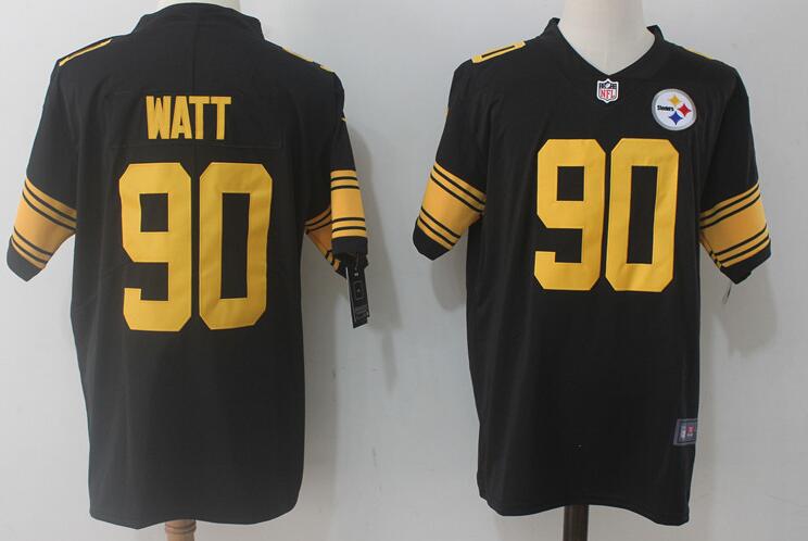 Pittsburgh Steelers T.J. Watt Nike Black Jersey
