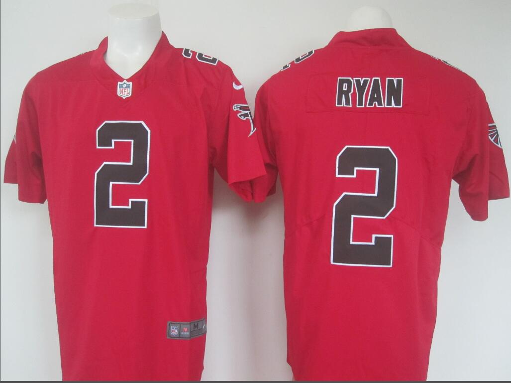 Men's Atlanta Falcons Matt Ryan Nike Red Vapor Untouchable Color Rush Limited Player Jersey