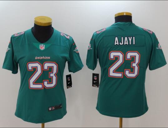 Women Miami Dolphins Jay Ajayi Nike Aqua  Football Jersey