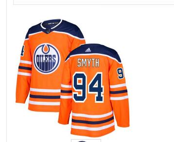 Adidas Edmonton Oilers #94 Ryan Smyth Orange Home Authentic Stitched NHL Jersey