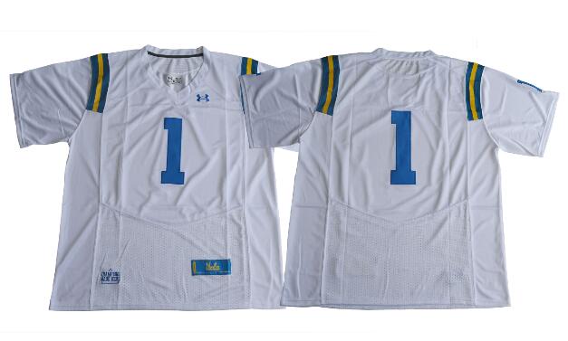 2017 UA UCLA Bruins No.1 Fans College Football Jersey - White