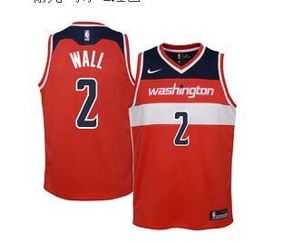 Nike Washington Wizards 2 John Wall Swingman Road men nba basketball jersey