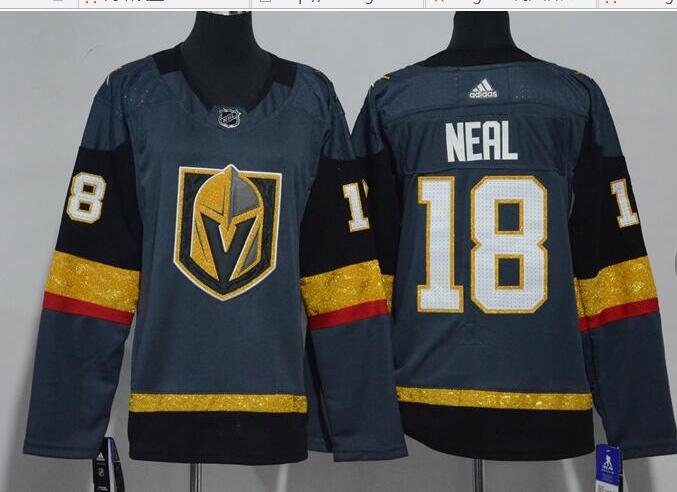 Adidas Golden Knights #18 James Neal Grey Home Authentic Stitched NHL Jersey