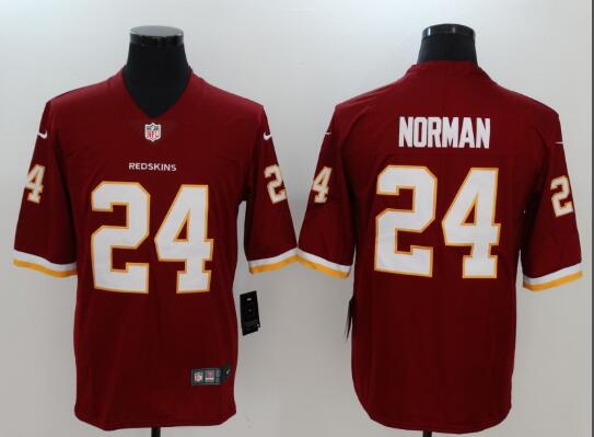 Nike Washington Redskins #24 Josh Norman Burgundy Red Team Color Men's Stitched NFL Vapor Untouchable Limited Jersey