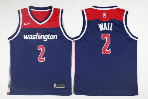 Nike New   Washington Wizards 2# John Wall Basketball Jersey