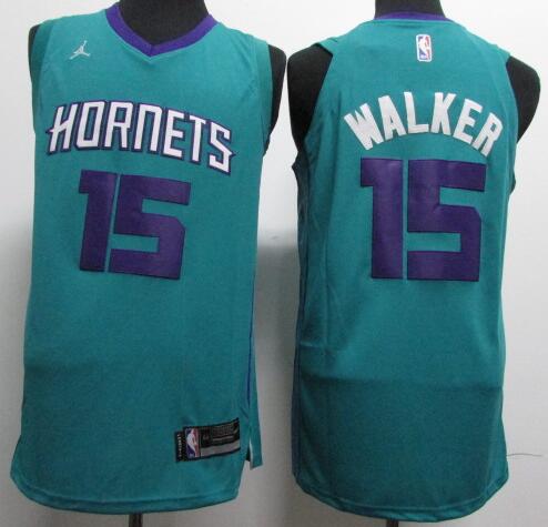 New Charlotte Hornets #15 Kemba Walker Basketball Jersey