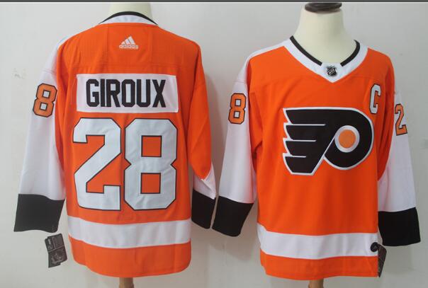 Adidas Philadelphia Flyers #28 Claude Giroux White Authentic Stitched NHL Jersey