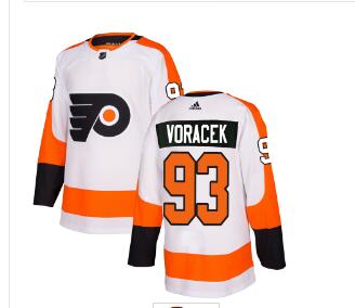 Adidas Philadelphia Flyers #93 Jakub Voracek White Authentic Stitched NHL Jersey