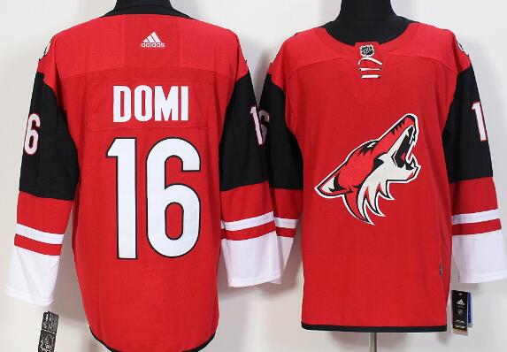 2018 New Season Arizona Coyotes Jerseys Ice Hockey 16 Max Domi Jersey