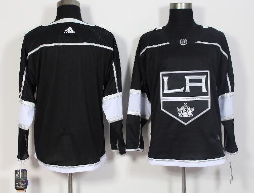 Adidas Kings Blank  Black Men Stitched NHL Jersey