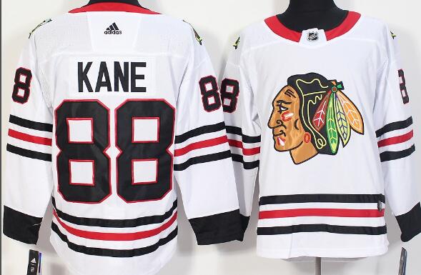 Adidas Men Chicago Blackhawks #88 Patrick Kane white Ice hockey Jersey