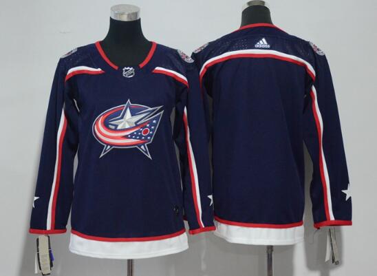Adidas Men's Columbus Blue Jackets Blank Stitched NHL  Hockey Jersey