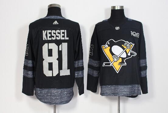 Adidas Pittsburgh Penguins 100th Anniversary #81 Phil Kessel  Stitched NHL Jersey
