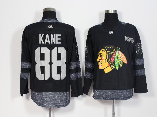 Adidas Chicago Blackhawks 100th Anniversary #88 Patrick Kane men's Stitched NHL Jersey