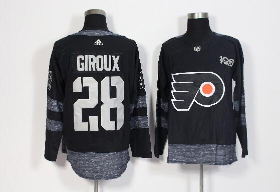 Adidas Philadelphia Flyers 100th anniversary #28 Claude Giroux Men Stitched NHL Jersey