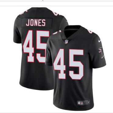 Nike Atlanta Falcons #45 Deion Jones Black Alternate Men's Stitched NFL Vapor Untouchable Limited Jersey