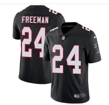 Nike Atlanta Falcons #24 Devonta Freeman Black Alternate Men's Stitched NFL Vapor Untouchable Limited Jersey
