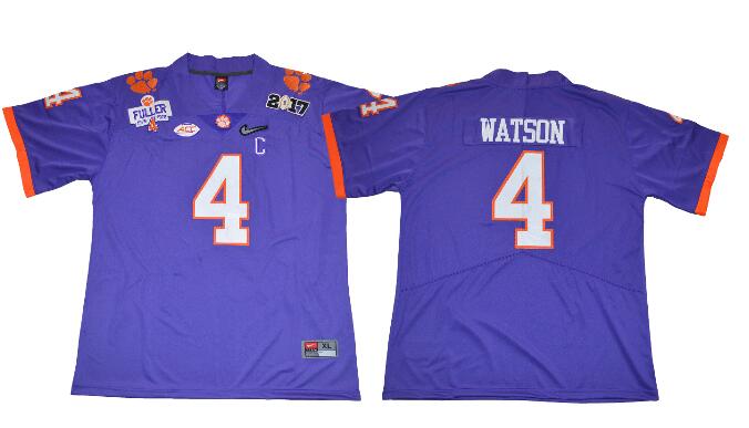 2017 Men's Clemson Tigers DeShaun Watson 4 Diamond Quest Limited Jersey