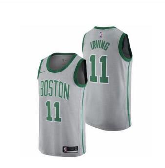 Celtics KYRIE 11# Kyrie Irving NBA jersey Gray