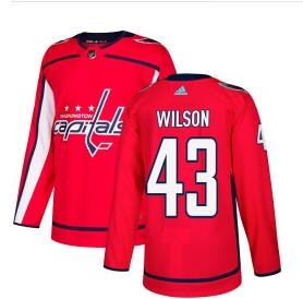 Adidas Capitals #43 Tom Wilson Red Home Stitched NHL Jersey