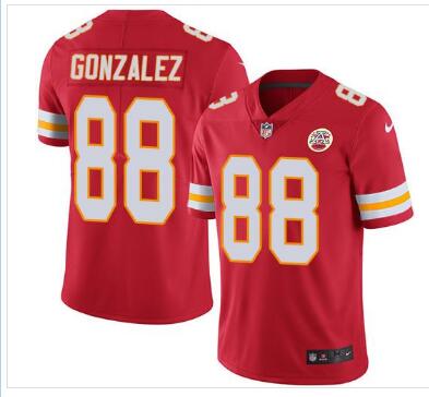 Nike Kansas City Chiefs #88 Tony Gonzalez Red Team Color Men's Stitched NFL Vapor Untouchable Limited Jersey