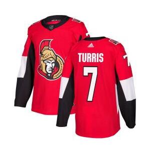 Adidas Senators #7 Kyle Turris Red Home Authentic Stitched NHL Jersey