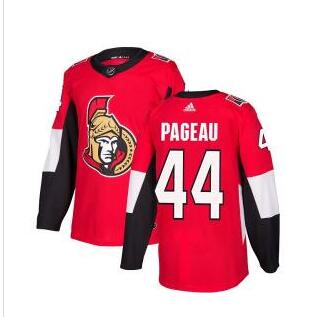 Adidas Senators #44 Jean-Gabriel Pageau Red Home Authentic Stitched NHL Jersey