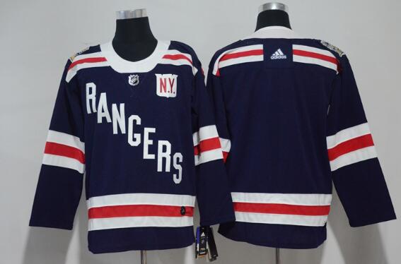 Adidas New York Rangers Navy Blue  2018 Winter Classic Stitched NHL Jersey