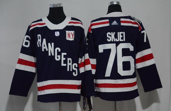 Adidas Rangers #76 Brady Skjei Navy Blue Authentic 2018 Winter Classic Stitched NHL Jersey