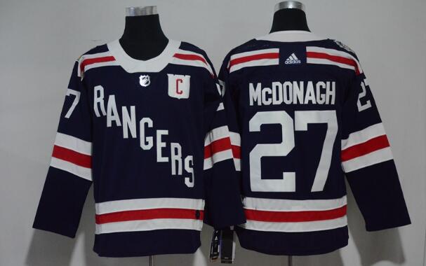 Adidas Rangers #27 Ryan McDonagh Navy Blue Authentic 2018 Winter Classic Stitched NHL Jersey