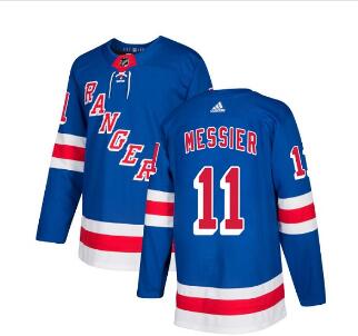 Adidas Rangers #11 Mark Messier Royal Blue Home Authentic Stitched NHL Jersey