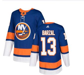 Adidas Islanders #13 Mathew Barzal Royal Blue Home Authentic Stitched NHL Jersey