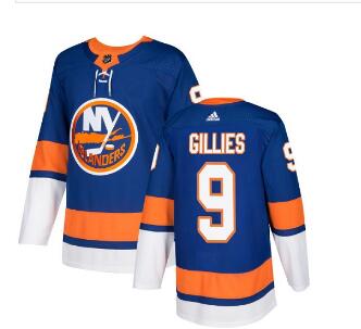 Adidas Islanders #9 Clark Gillies Royal Blue Home Authentic Stitched NHL Jersey
