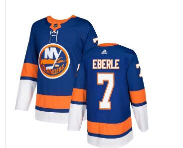 Adidas Islanders #7 Jordan Eberle Royal Blue Home Authentic Stitched NHL Jersey