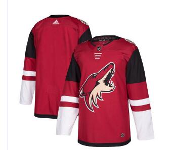 Adidas Coyotes Blank Maroon Home Authentic Stitched NHL Jersey