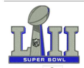 2018 Super Bowl LII 52 Patch