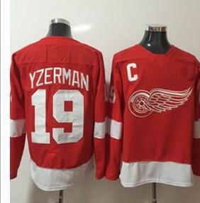 Adidas Red Wings #19 Steve Yzerman  Men Hockey Jersey