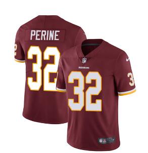 Nike Redskins #32 Samaje Perine Burgundy Red Team Color Men's Stitched NFL Vapor Untouchable Limited Jersey