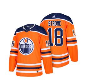 Adidas Edmonton Oilers #18 Ryan Strome Orange Home  Stitched NHL Jersey