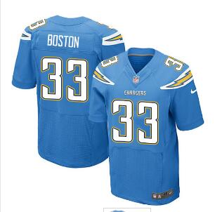 Nike Chargers #33 Tre Boston  Men's Stitched NFL New Elite Jersey
