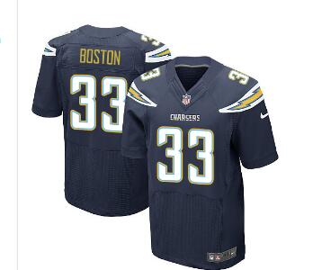 Nike Chargers #33 Tre Boston Navy Blue Team Color Men's Stitched NFL New Elite Jersey