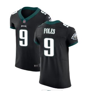 Nike Eagles #9 Nick Foles Black Alternate Men's Stitched NFL Vapor Untouchable Elite Jersey