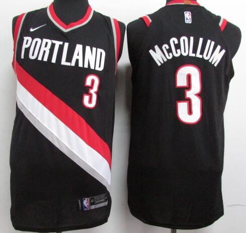 New Nike Portland Trail Blazers 3 C.J. McCollum black men basketball NBA jersey