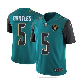 Nike Jacksonville Jaguars #5 Blake Bortles Teal Green Team Color Men's Stitched NFL Vapor Untouchable Limited Jersey