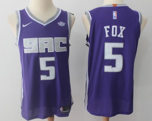 5 DeAaron Fox Basketball Jersey