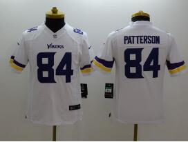 Youth Nike Minnesota Vikings #84 Cordarrelle Patterson 2013 White Limited Kids Jersey